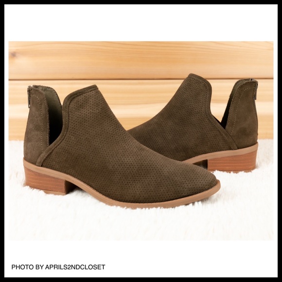 STEVE MADDEN ANKLE BOOTIES BLOCK HEEL BOOTS A3C - Picture 9 of 14